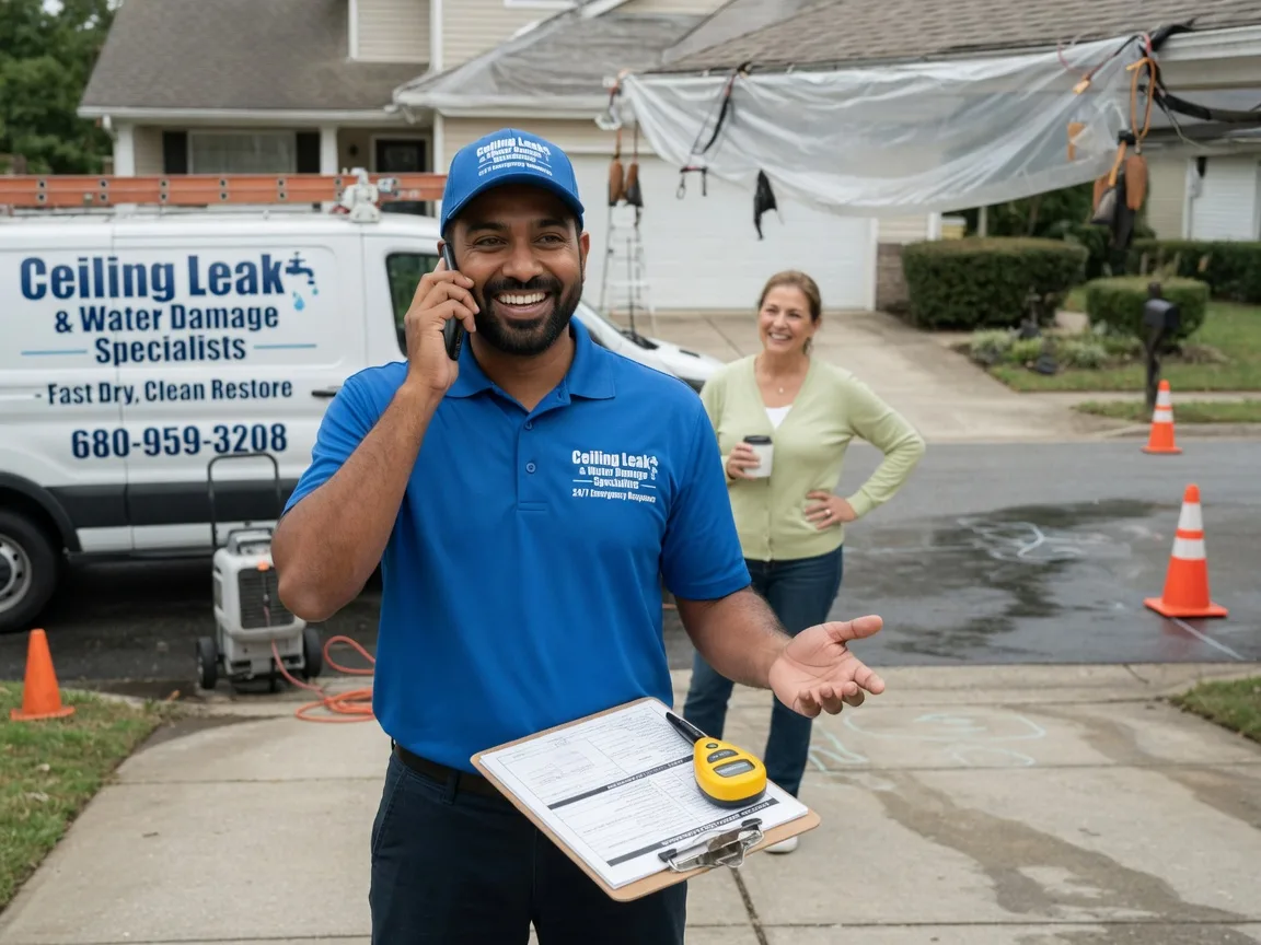 Ceiling Leak Cleanup Frisco, TX FAQs